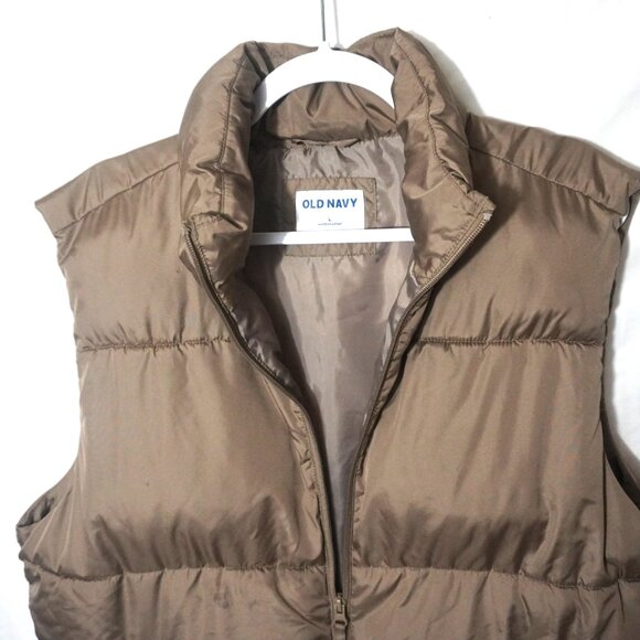 OLD NAVY FULL-ZIP PUFFER VEST MENS SIZE LARGE - Picture 3 of 7
